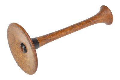 Lot 58 - A Fruitwood and Ebony Monaural Stethoscope