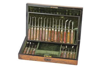Lot 15 - A Fine Victorian Presentation Dental Instrument Set