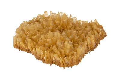 Lot 184 - A Substantial Orange Gypsum Crystal Complex