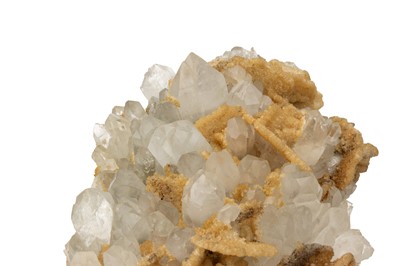 Lot 184 - A Substantial Orange Gypsum Crystal Complex