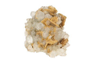 Lot 184 - A Substantial Orange Gypsum Crystal Complex