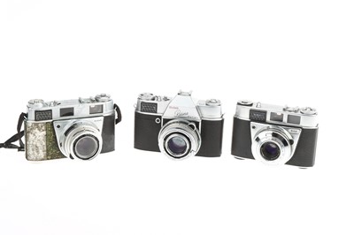 Lot 335 - Three Kodak Reina Series 35mm Cameras