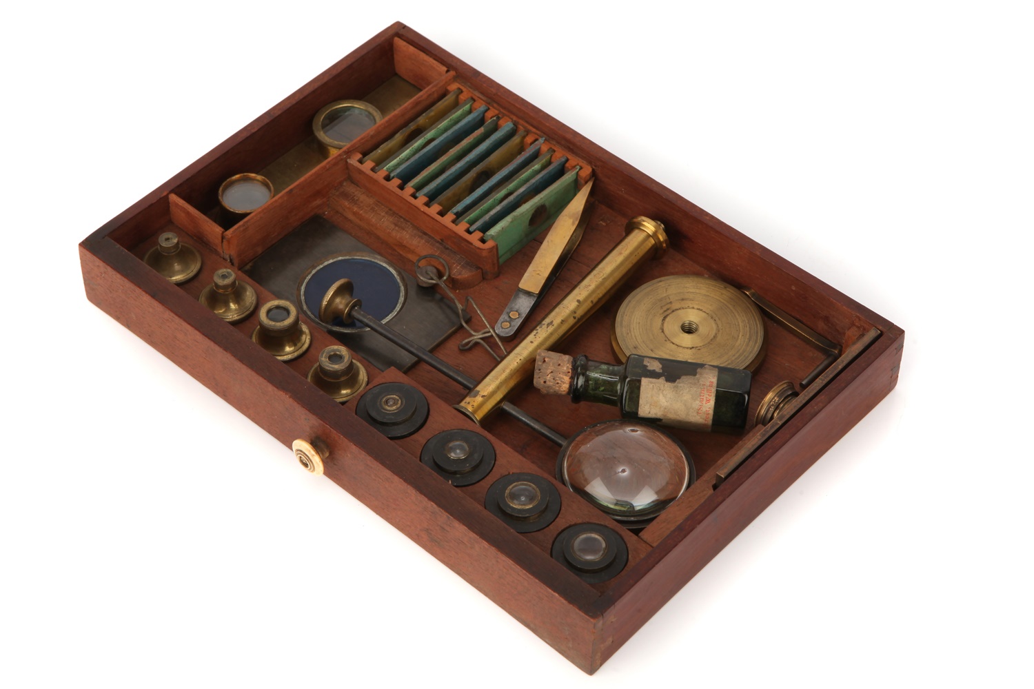 Lot 3 - A Compound & Simple Microscope Outfit,