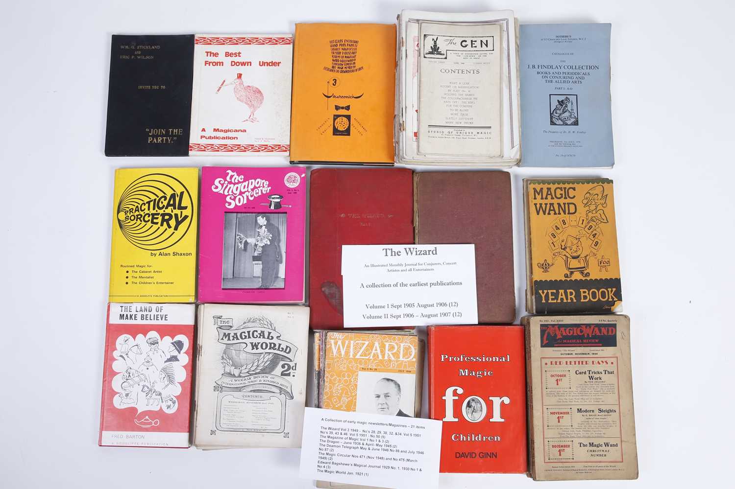 Lot 114 - A Good Collection of Vintage Magicians Publications