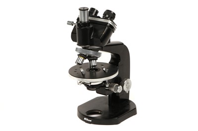 Lot 30 - A Nikon Trinocular Microscope