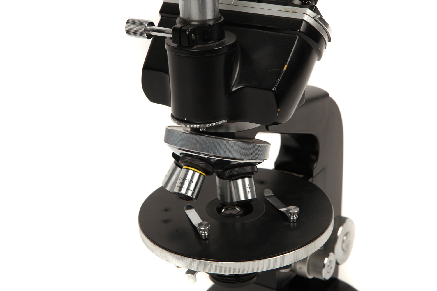 Lot 30 - A Nikon Trinocular Microscope,