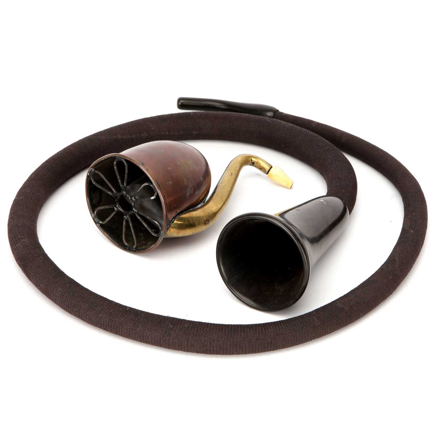 Trumpet Inner Tube Lot 45 - An Ear Trumpet & Conversation Tube,