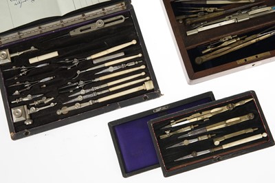 Lot 73 - A Chinese Set of Drawing Instruments etc