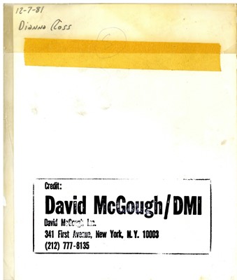 Lot 199 - DAVID McGOUGH Inc, Andy Warhol, Raqel Welch and Diana Ross