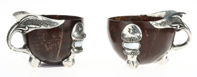 Lot 50 - A Pair of 19th Century Coconut Cups