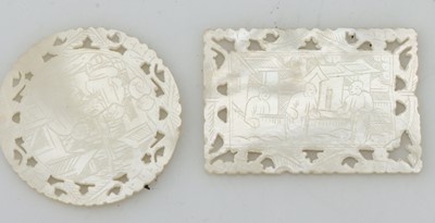 Lot 130 - A Collection of 19th Century Chinese Mother-Of-Pearl Gaming Tokens
