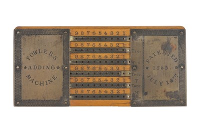 Lot 69 - An Early Form of Fowlers Adding Machine