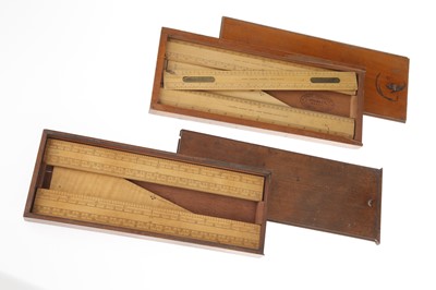 Lot 68 - Military, Two Sets of Marquois Scales