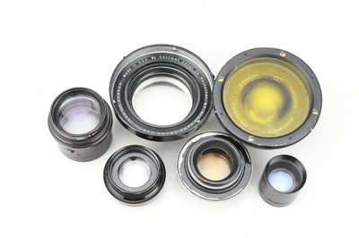 Lot 413 - A Mixed Selection of Six Lenses & Lens Parts