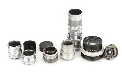 Lot 678 - A Collection of Cine C Mount Lenses