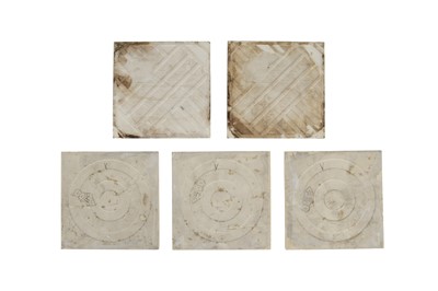 Lot 100 - Set of Three Mintons Four Seasons Tiles