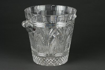 Lot 216 - A Lead Crystal Champagne Bucket