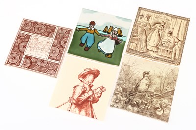 Lot 206 - A Collection of Late 19th Century and Later Wall Tiles