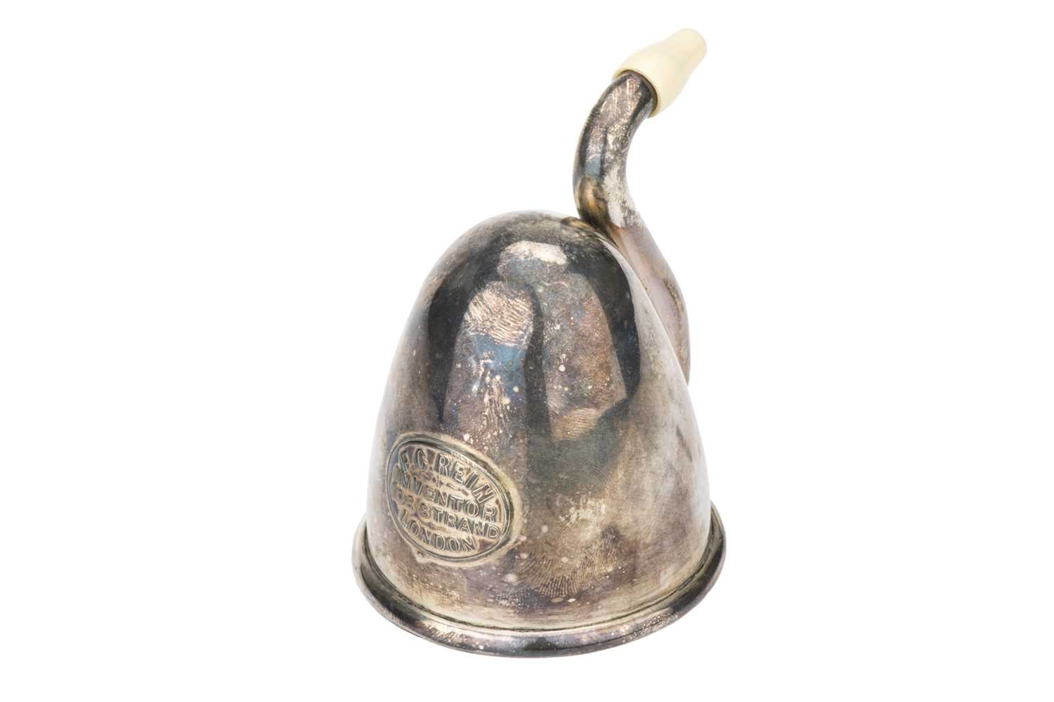 Lot 7 - A Silver-Plated Ear Trumpet by Rein