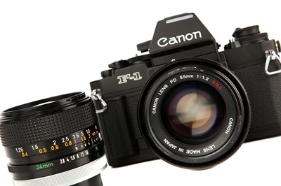 Lot 1117 - A Canon New F-1 SLR Camera