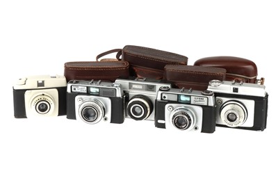 Lot 584 - A Selection of Ilford Cameras