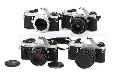 Lot 476 - Four Pentax 35mm SLR Camers