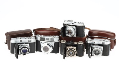 Lot 378 - A Selection of Five Kodak 35mm Cameras