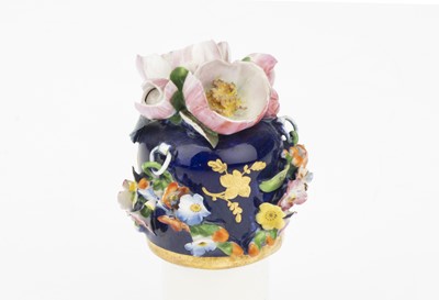 Lot 94 - Early 19th Century Derby Porcelain Bottle Vase and Cover