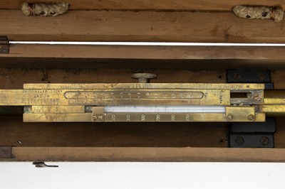 Lot 23 - Mid-Twentieth Century Negretti & Zambra Marine Barometer Thermometer