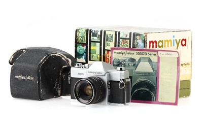 Lot 569 - A Boxed Mamiya / Sekor 500DTL 35mm SLR Camera