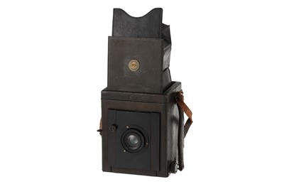 Lot 528 - A J. Lancaster & Son Quarter Plate Reflex Camera