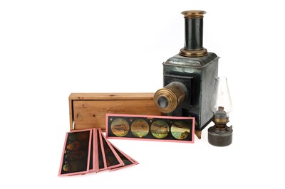 Lot 304 - A Tin Plate Magic Lantern