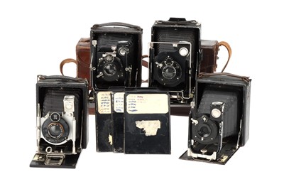 Lot 595 - Four Folding Bed Cameras