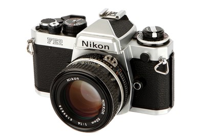 Lot 1134 - A Nikon FE2 SLR Camera