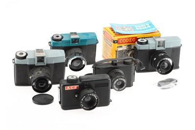 Lot 600 - Five Plastic Cameras