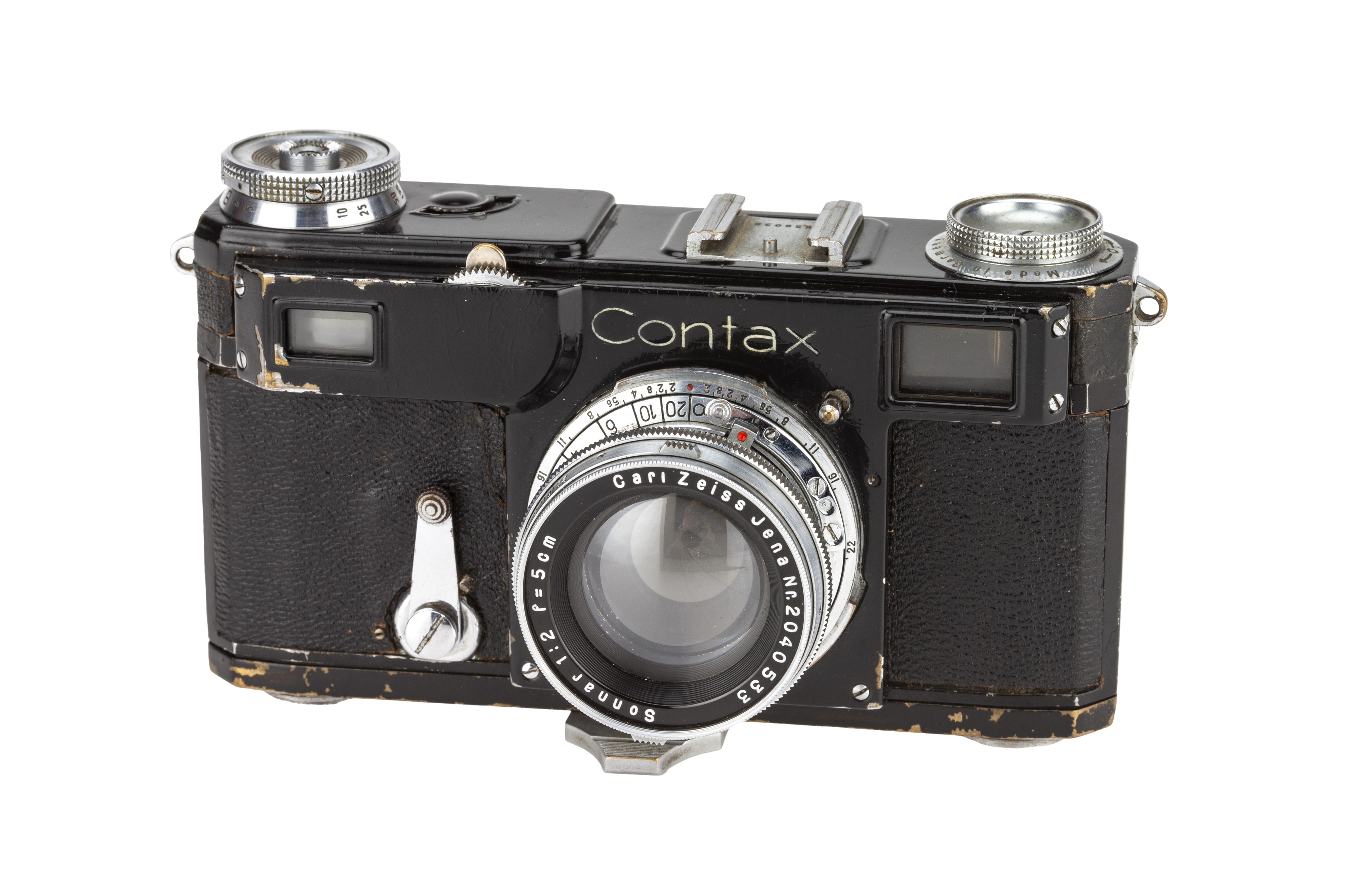 Lot 96 - A Zeiss Ikon Contax II Rangefinder Camera,