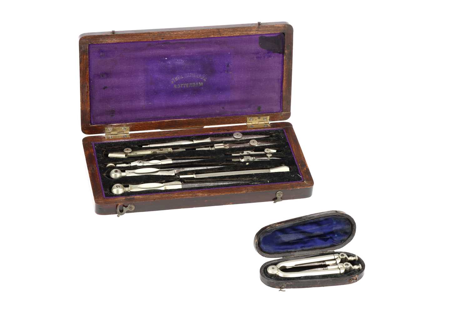 Dutch Inn Instruments Lot 93 - Drawing Instruments, Pillar Compass and Dutch