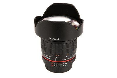 Lot 1144 - A Samyang ED AS IF UMC f/2.8 14mm Lens