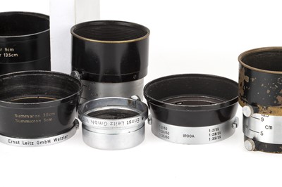 Lot 73 - A Large Collection of Leica Lens Hoods