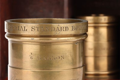 Lot 91 - An Imperial Standard Set of Capacity Measurse