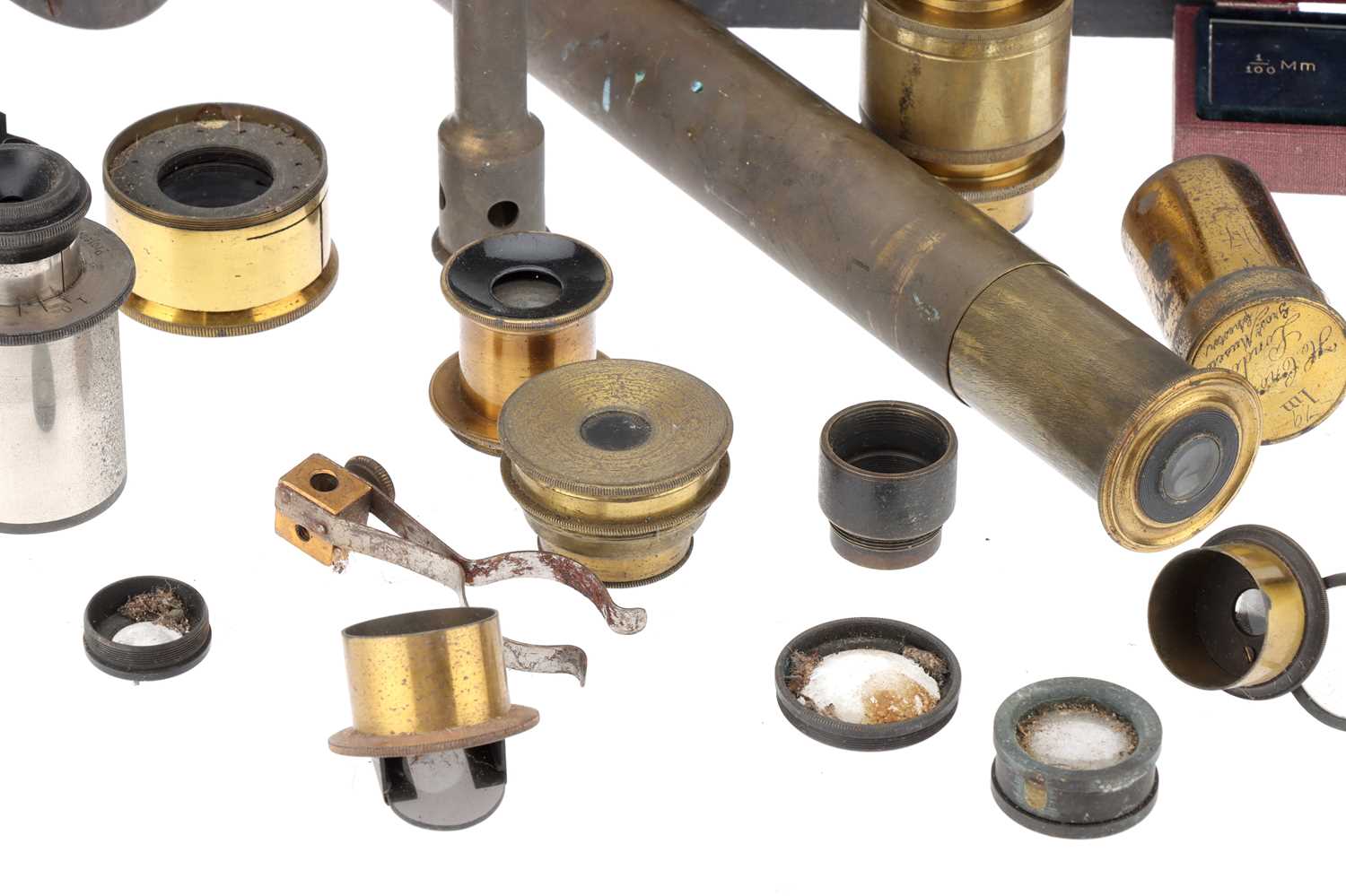 Lot 125 A Collection of Microscope Parts