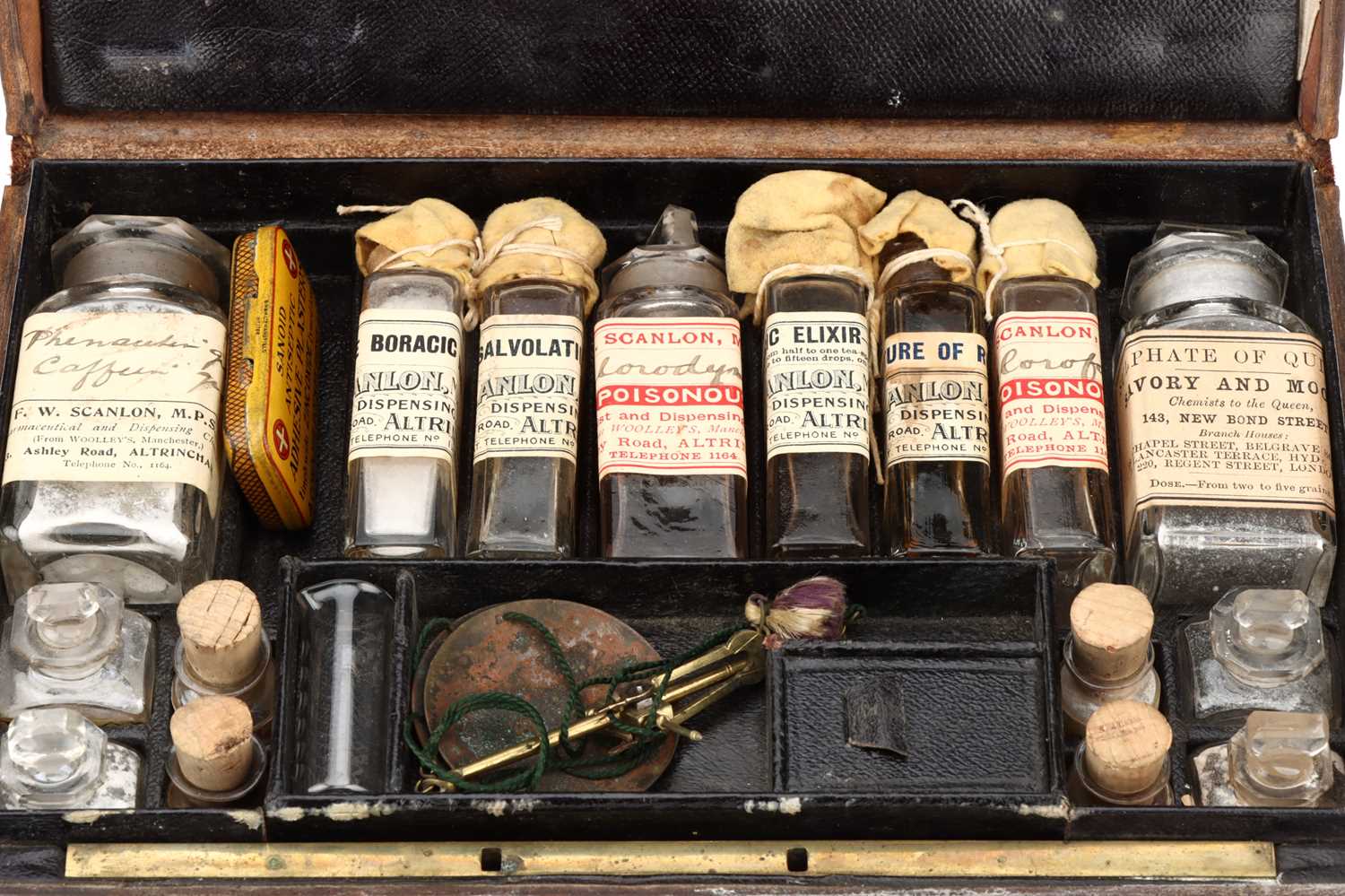 Lot 15 A Traveling Medicine Chest,