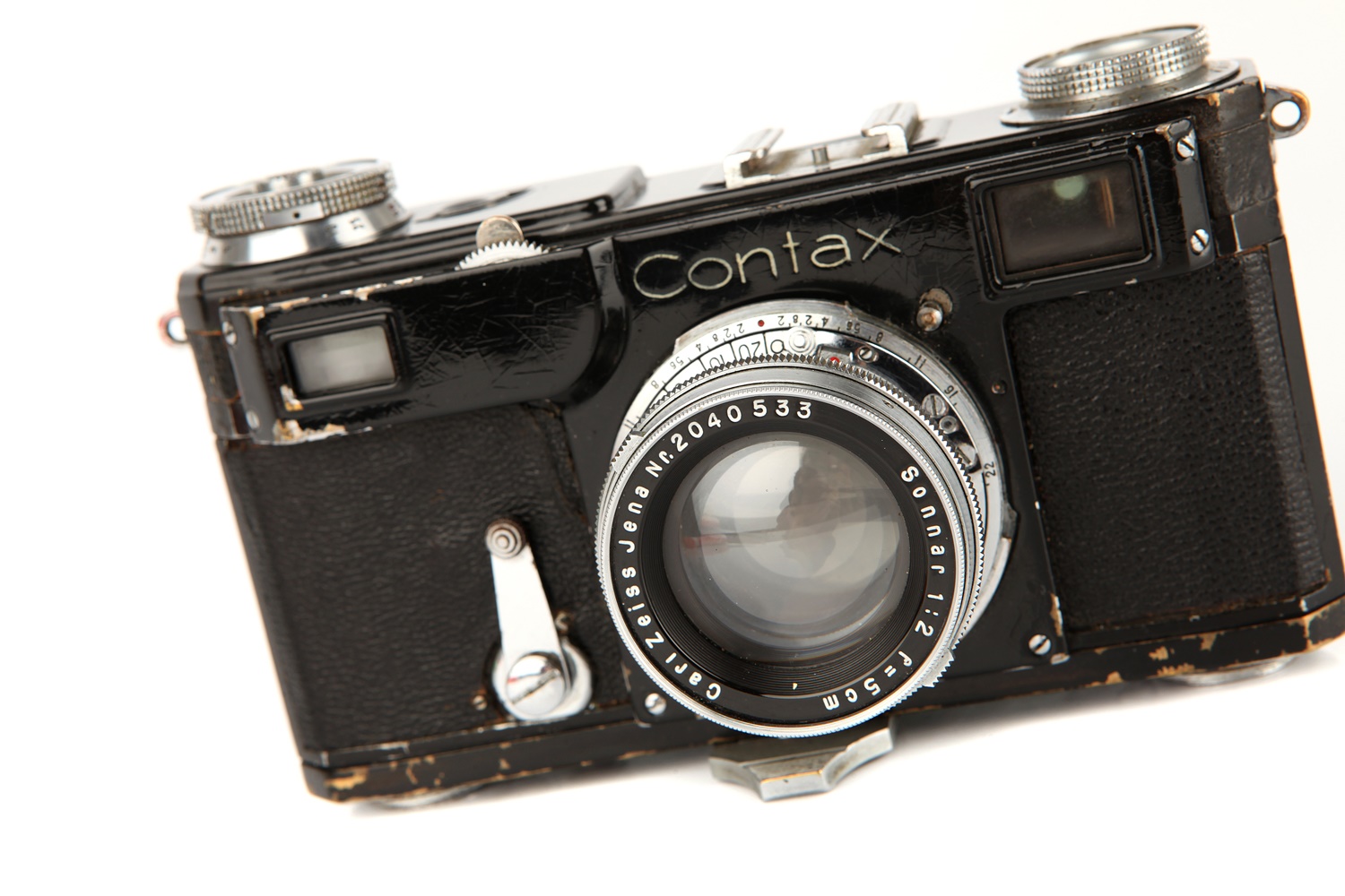 Lot 1156 - A Zeiss Ikon Contax II Rangefinder Camera,