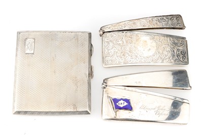 Lot 220 - Two Victorian Silver Gentleman's Card Cases