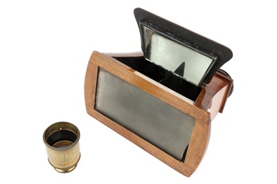 Lot 131 - A Brewster-type Stereoscope and a Plate Camera Focus Viewer