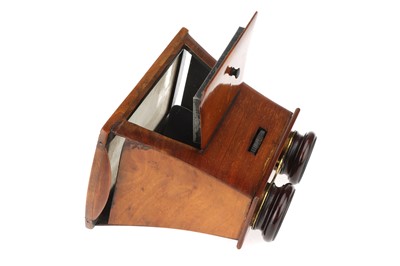 Lot 131 - A Brewster-type Stereoscope and a Plate Camera Focus Viewer