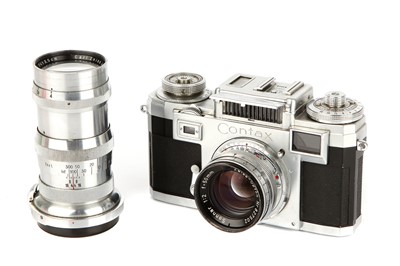 Lot 1161 - A Zeiss Ikon Contax IIIa Rangefinder Camera