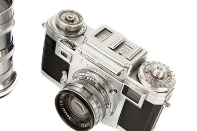 Lot 1161 - A Zeiss Ikon Contax IIIa Rangefinder Camera