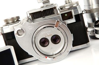 Lot 1162 - A Zeiss Ikon Contax IIIa Stereotar Rangefinder Camera