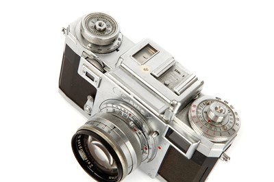 Lot 1163 - A Zeiss Ikon Contax IIIa Rangefinder Camera